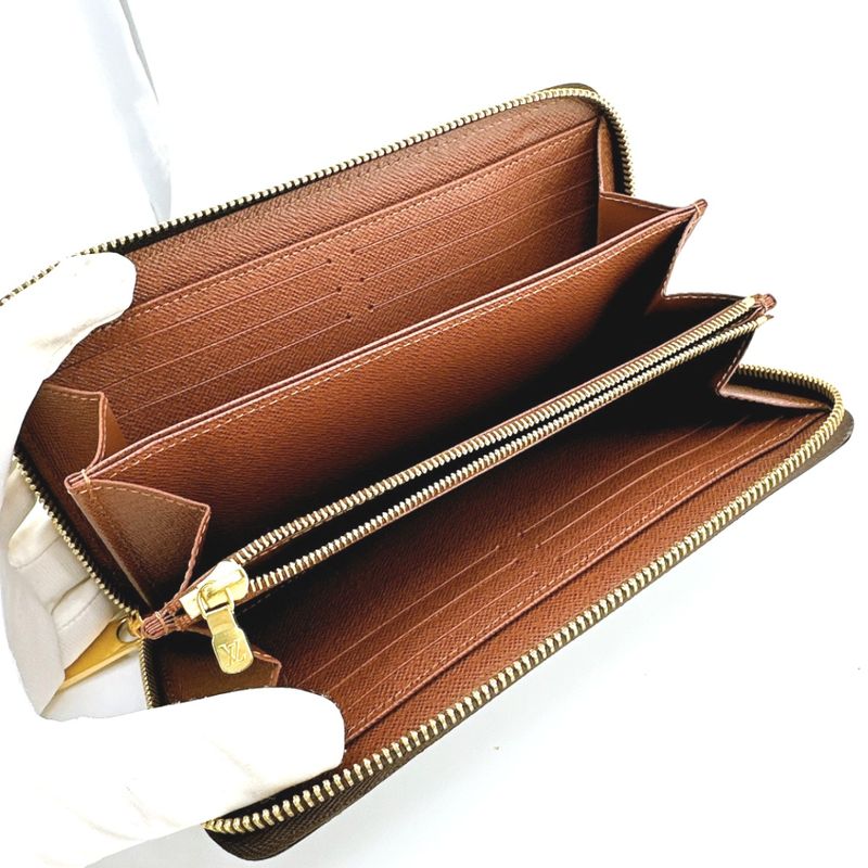 Louis Vuitton Monogram Round Zipper Zippy Wallet Long — view 8
