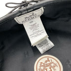 Hermes Beret Cashmere Gray Black Embroidery Hat — view 6
