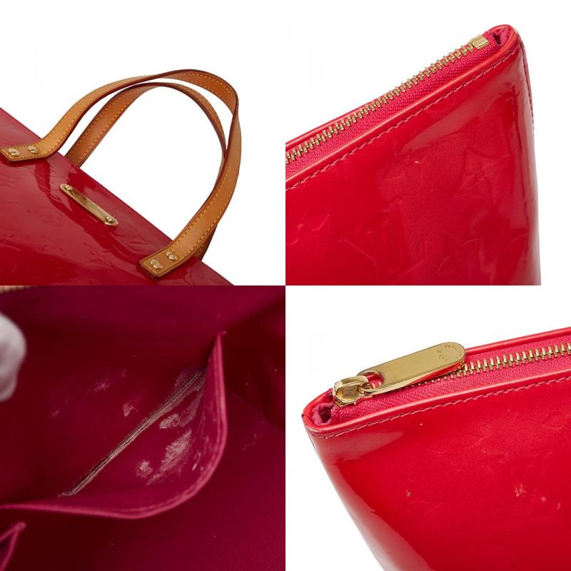 Louis Vuitton Monogram Vernis Bellevue PM Rose Pop Patent Leather — view 9