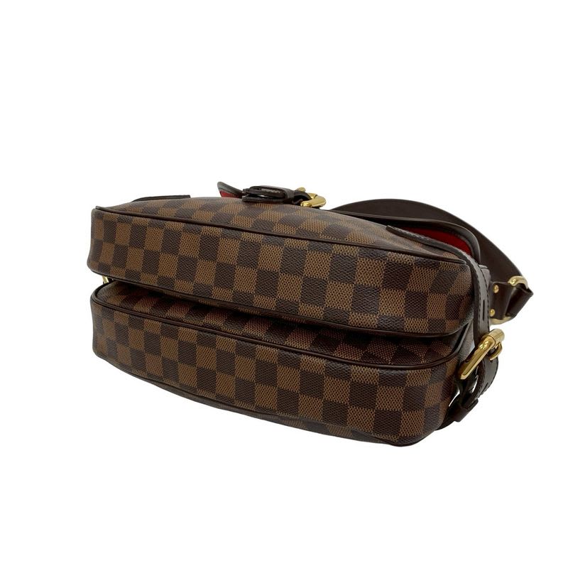 Louis Vuitton Highbury Damier Ebene Leather Semi-one Tote — view 9