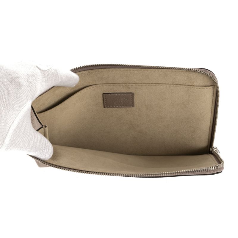Louis Vuitton Pochette Jules Taupe Taurillon Cles Mann Leather Zar — view 6
