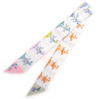 Hermes S 07 Parade 100% Silk Gris Pe Lou Veil Jeann — view 3