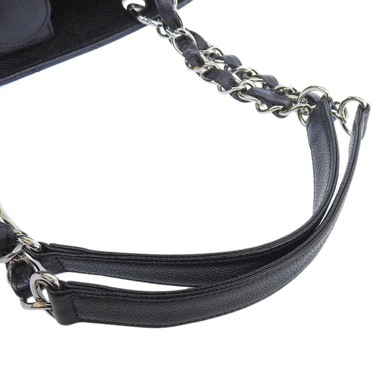 Chanel Caviar Pst Chain Tote Bag — view 4