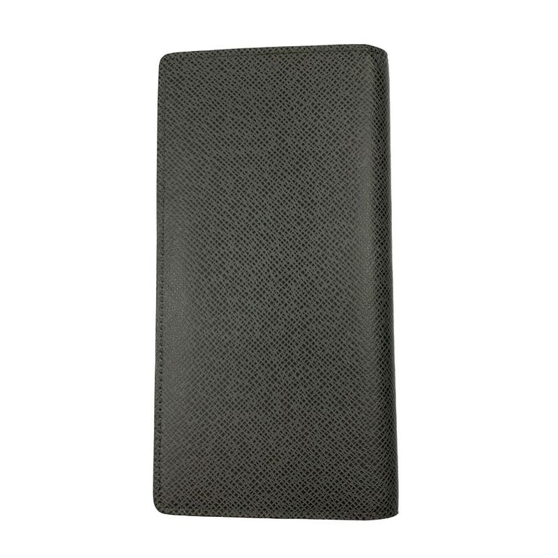 Louis Vuitton Taiga Portefeuille Brazza Folding Long Wallet Gray — view 2