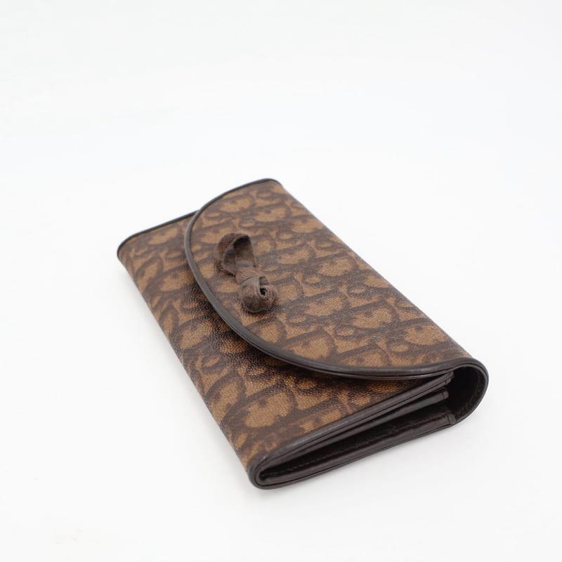 Christian Dior Long Wallet Brand With Zipper — view 6