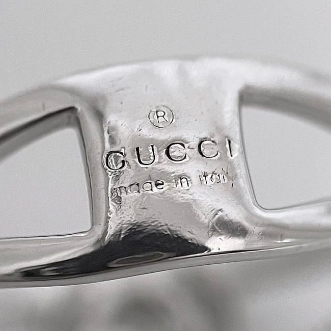Gucci Ring Silver Interlocking — view 9