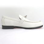 Hermes Loafers Kelly Hardware White Silver 41 — view 2
