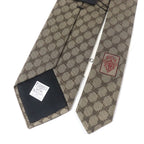 Gucci 100% Silk GG Logo All-over Webline Tie Regular Beige — view 4