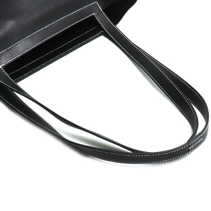 Hermes Cabas Serie 31 Tote Bag Black Stamped — view 7