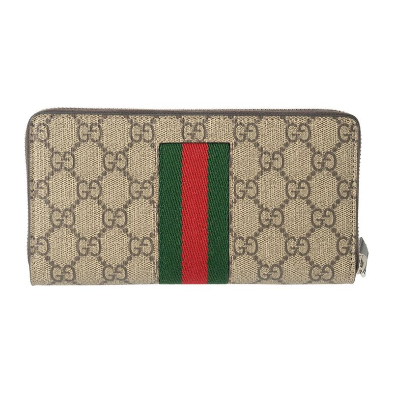 Gucci Long Wallet GG Supreme Beige Multi — view 2