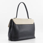 Louis Vuitton Lock Me MM Calf Black Beige Du0185 Tote Bag — view 3