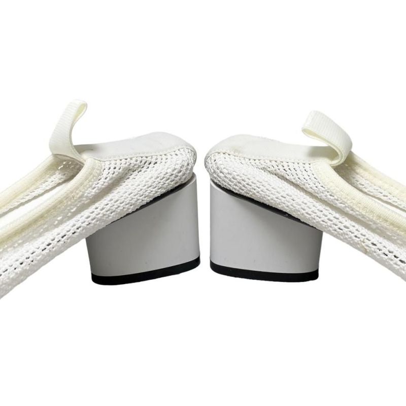 Bottega Veneta Mesh Flex Pumps 36 1 2 White — view 5