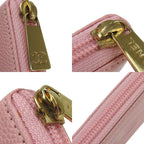 Chanel Round Zipper Long Wallet Caviar Leather 9 th Coco Mark — view 5