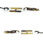 Hermes Necklace Amar Buffalo Horn White Brown Pendant Accessories — view 4