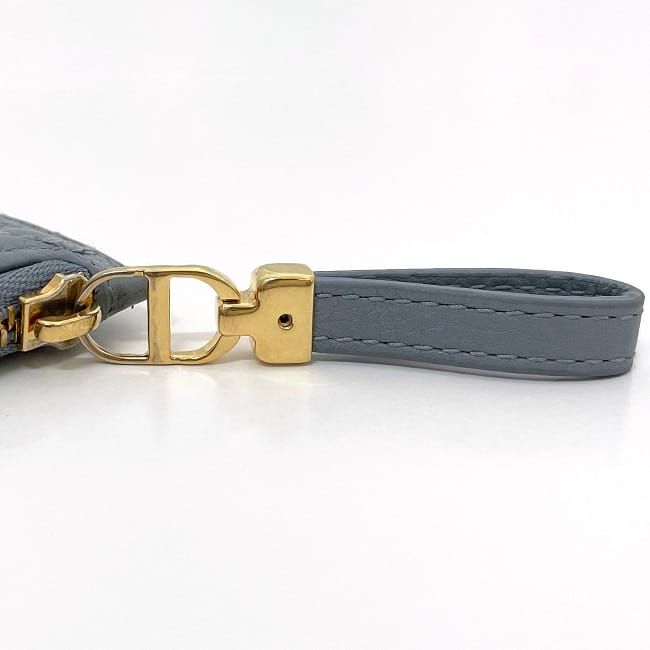 Christian Dior Coin Case Blue Lady Leather — view 9