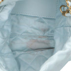 Chanel 22 Leather Quilted Chain Shoulder Bag — view 3