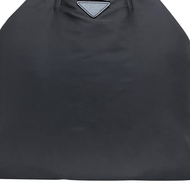 Prada Tote Bag Black Nero Nylon Leather 255 — view 7