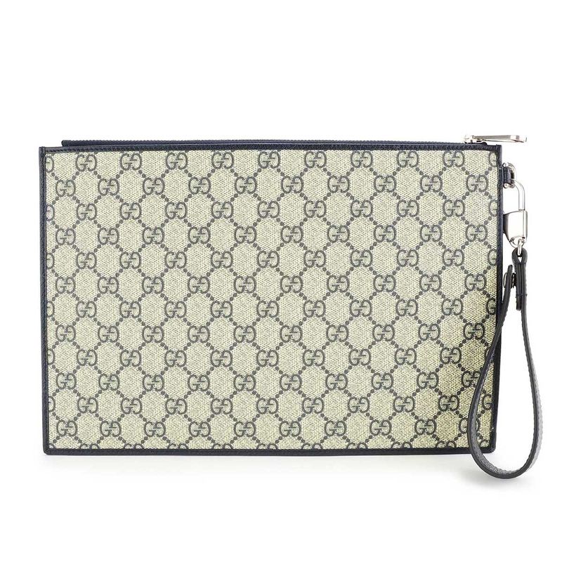 Gucci Clutch Bag Interlocking G Beige Ebony — view 2