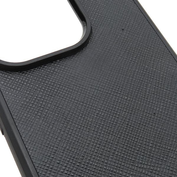Prada Cell Phone Accessories Saffiano Triangle Iphonecabas Saffianoleather — view 5