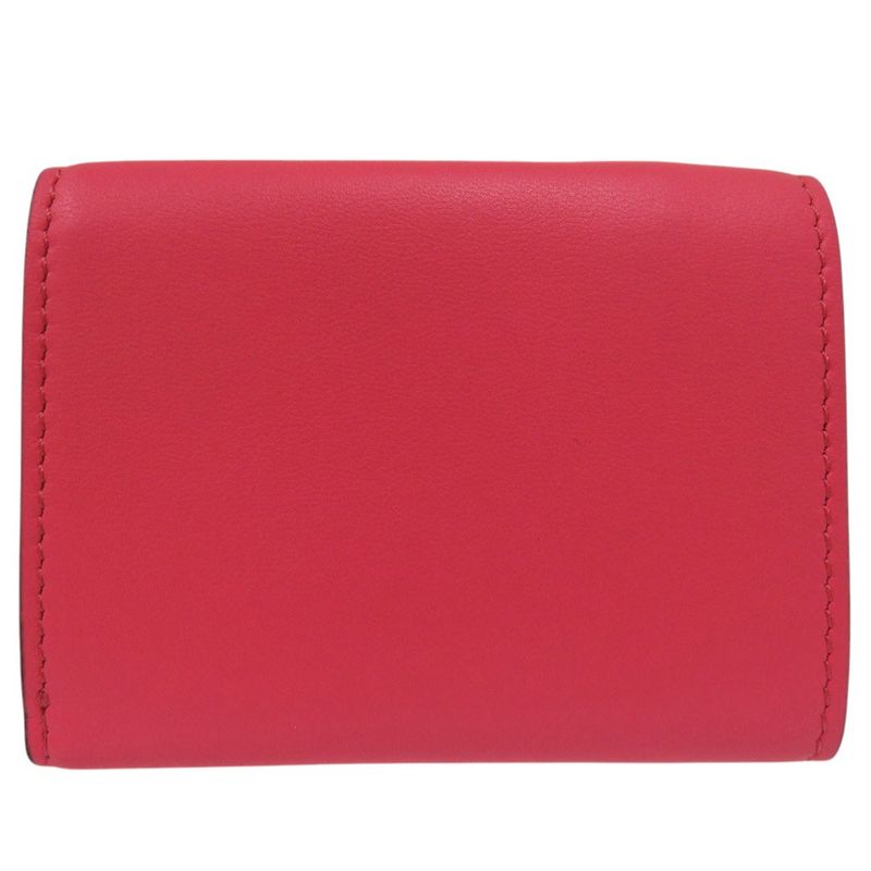 Fendi Baguette Micro Trifold Wallet 8 M0395 Leather Pink 1780 — view 2