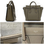 Celine Shoulder Bag Luggage Nano Shopper — view 3