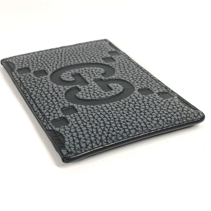 Gucci Card Case Aaece Logo Maxi GG Gray — view 4