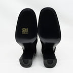 Hermes Jenna 90 Black Size 38 1 2 Short Knit Boots — view 6