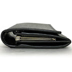 Celine Bifold Long Wallet Black Brown Macadam — view 2