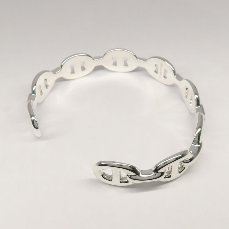 Hermes Bracelet Chaine D'ancre Anchene Bangle ST Size AG 925 Jewelry — view 6