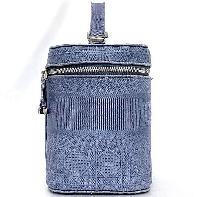 Christian Dior Handbag Vanity Bag Light Blue — view 2