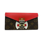 Louis Vuitton Monogram Long Wallet Portefeuille-sarah Tribal Mask — view 2