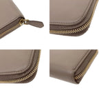 Prada Saffiano Long Wallet Round Zipper 1 Ml506 Beige — view 5