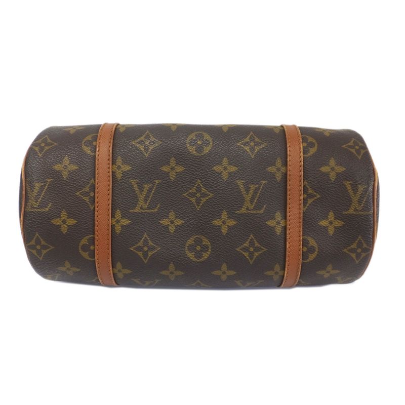 Louis Vuitton Papillon 26 Handbag Monogram Brown Gold Hardware — view 6