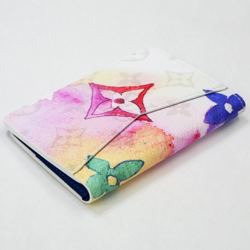 Louis Vuitton Watercolor Monogram Organizer De Poche RFID White — view 5