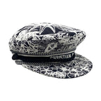 Christian Dior Sailor Cap Embroidered Design Travel 31 Rev920 X131 56 Size — view 2