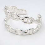 Hermes Chaine D'ancre Double Bracelet ST Silver AG 925 Accessories — view 3