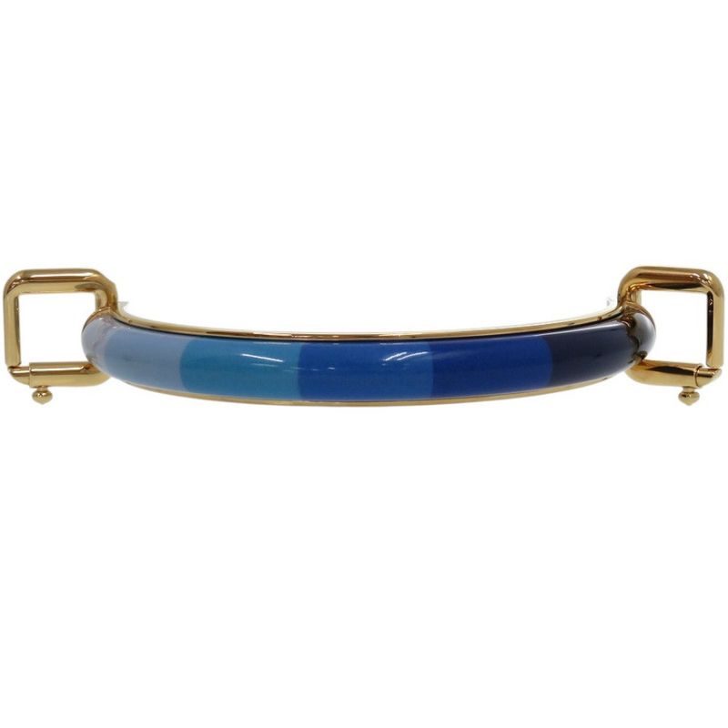 Fendi Replacement Handle Peekaboo For Iconic Mini Metal Blue Gold Hardware — view 3