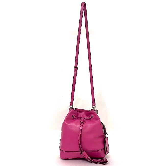 Prada Draw String 2-Way Bag Pink Fuxia Fuchsia Bn2785 — view 2