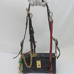 Prada Soft Sound Small Leather Shoulder Bag With Charm 1 Bd379 — view 7