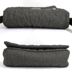 Chanel Cocococoon Messenger Bag Cotton Shoulder Denim Black — view 4