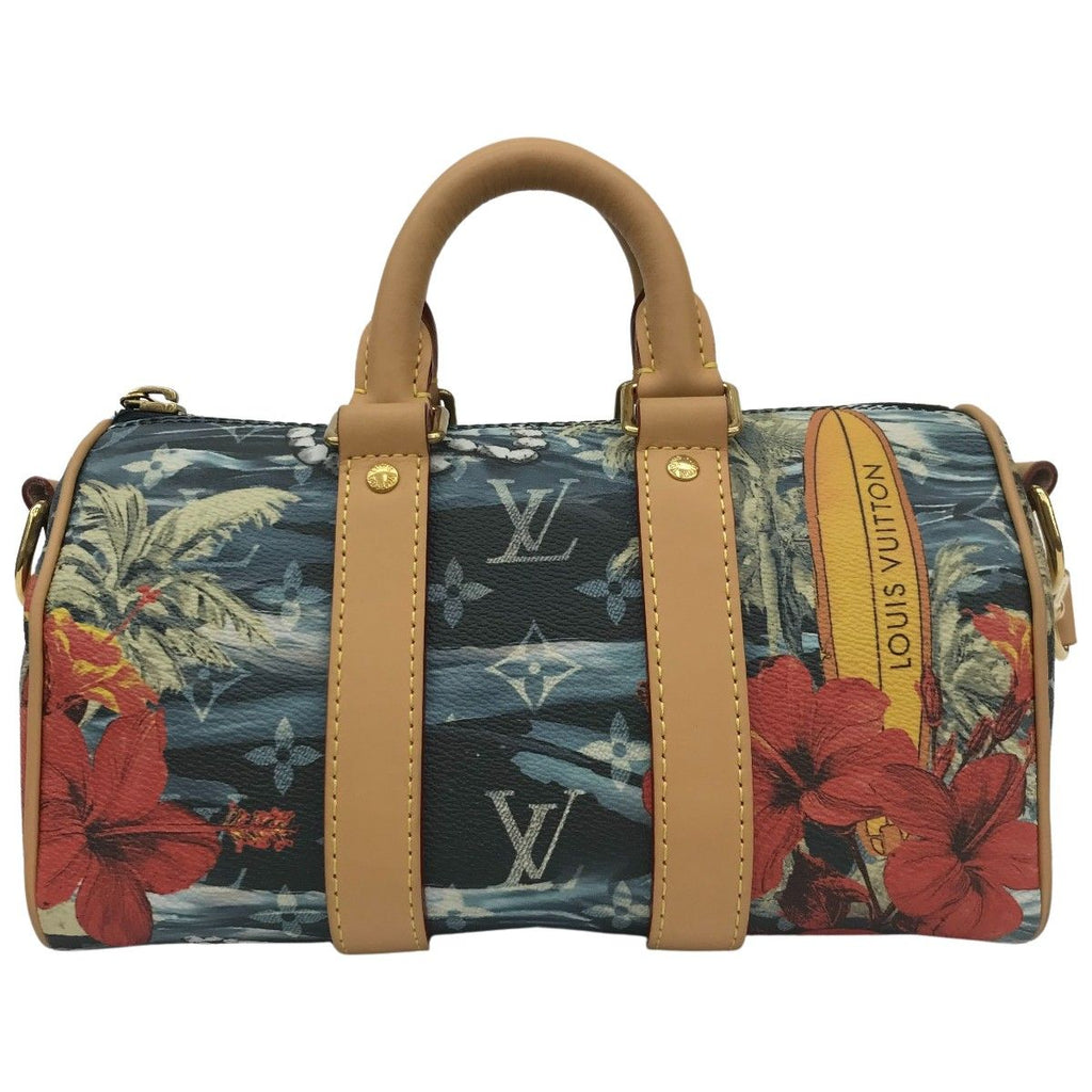 Louis Vuitton Keepall Bandouliere 25 Surfing Monogram Navy Blue — view 2