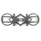 Hermes Touareg Hand Engraved Design Chrome Color Leather Use Belt Buckle SV 925 — view 4