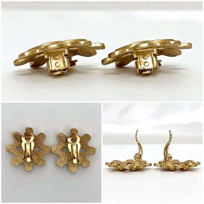 Chanel Earrings Gold Coco Mark GP — view 3