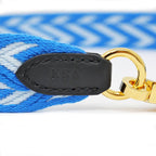 Hermes Bandouliere Sangle Zigzag 25 mm Toile Swift Blue White — view 9