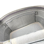 Christian Dior Cannage Vanity Handbag Logo Canvas Gray — view 8