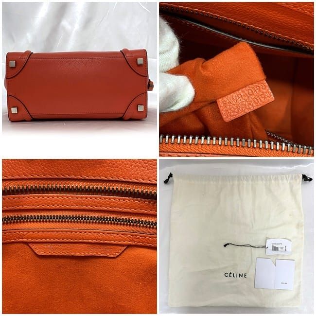 Celine Tote Bag Luggage Nano Shopper — view 2