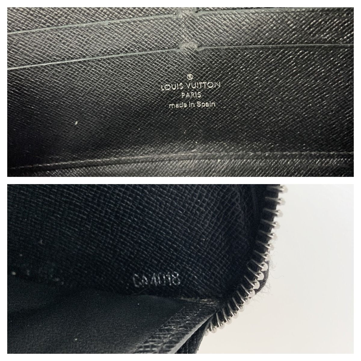 Louis Vuitton Epi Zippy Wallet Round Zipper Long Black — view 9