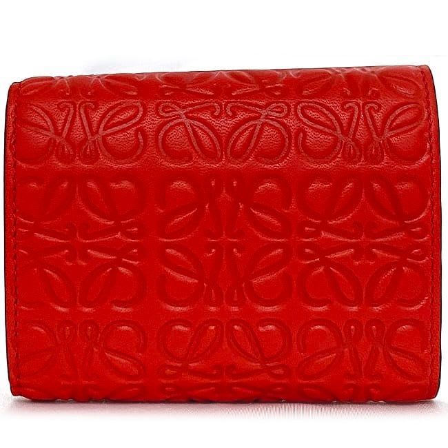 Loewe Trifold Wallet Red Anagram 107.55 S26 — view 2