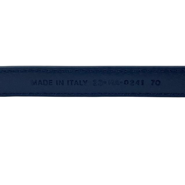 Christian Dior I Love Paris Belt Slim Small Heart Pattern Logo Total Leather — view 5