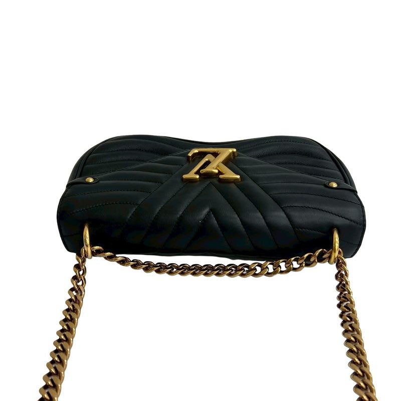 Louis Vuitton New Wave Leather 2-Way Chain Shoulder Bag Handbag — view 5